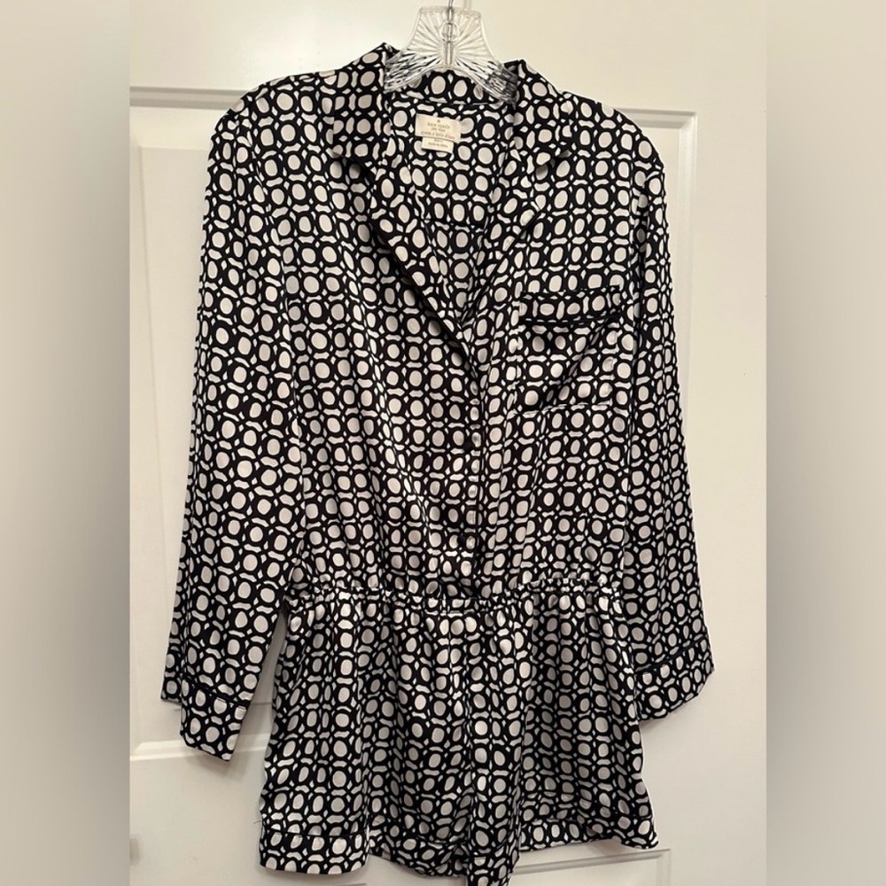 ♠️ Kate Spade New York “Dream a Little Dream” Sleepwear Romper – Medium
